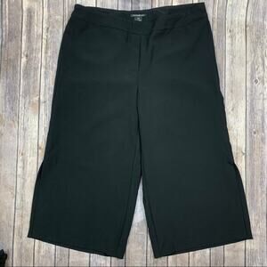 Zac & Rachel black wide leg capris